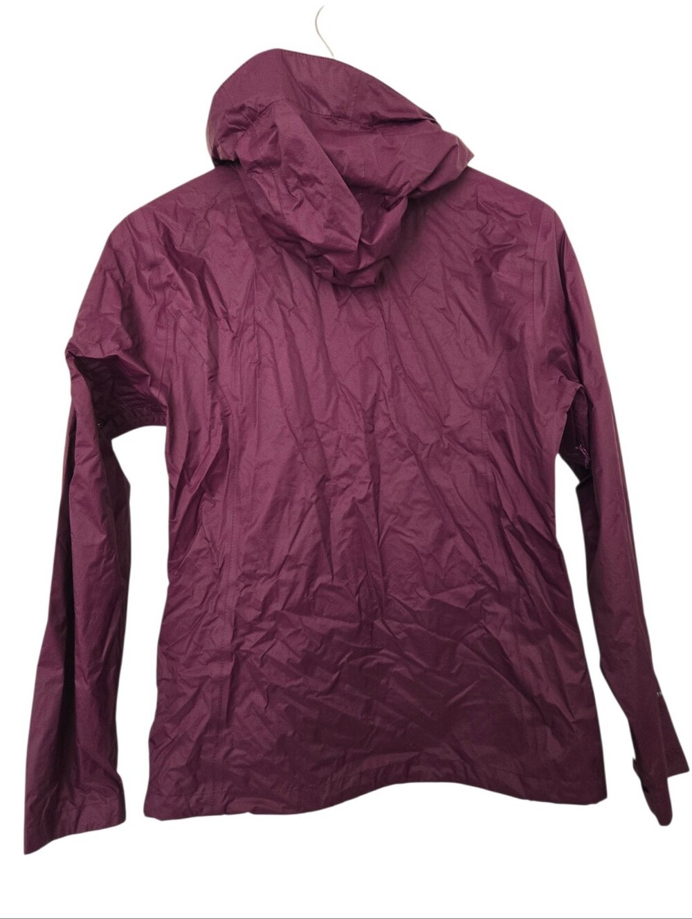 Eddie Bauer Women’s Hooded Rain Jacket – Plum/Purple – Size Small - Picture 3 of 4